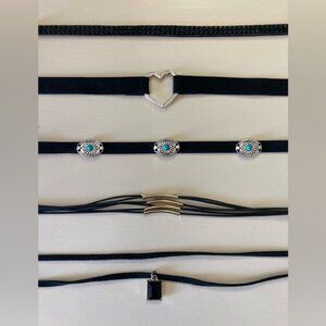 ⭐️ Free With Any Purchase! Bundle Of Black Chokers